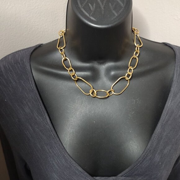 20 Inch Gold Tone Joan Rivers Chain Necklace - Picture 3 of 13